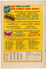 "GOLDEN RECORD MARVEL AGE COMIC SPECTACULARS - THE FANTASTIC FOUR" COMIC BOOK & RECORD SET.