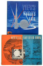 "OFFICIAL SOUVENIR BOOK NEW YORK WORLD’S FAIR 1939" VARIETY LOT PLUS VIEWS BOOK.