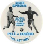 RARE 1977 "SOCCER SUPERSTARS" SHOWING "PELÉ VS. EUSÉBIO."