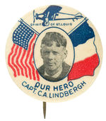 "OUR HERO CAPT. C.A. LINDBERGH."