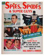 BATMAN ADAM WEST, BURT WARD & JULIE NEWMAR SIGNED MAGAZINES.