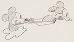 PLANE CRAZY PRODUCTION DRAWING ATTRIBUTED TO UB IWERKS.