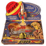 "CAPTAIN VIDEO ROCKET LAUNCHER" BOXED SET.