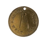 "LINCOLN AND LIBERTY" RAIL SPLITTER THEME 1864 TOKEN.