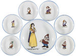 SNOW WHITE AND THE SEVEN DWARFS COMPLETE CHINA TEA SET.