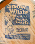 SNOW WHITE AND THE SEVEN DWARFS FACTORY-SEALED LAMPSHADE.