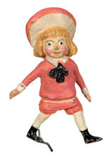 BUSTER BROWN EARLY HAND-PAINTED GERMAN METAL FIGURE.