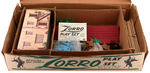 "OFFICIAL WALT DISNEY'S ZORRO PLAY SET" BY MARX.