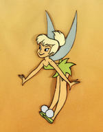 PETER PAN PEANUT BUTTER COMMERCIAL ANIMATION CEL FEATURING TINKERBELL.
