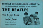 THE BEATLES "A HARD DAY'S NIGHT" FLYER & TICKET STUB.