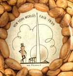 "MR. PEANUT/NEW YORK WORLD'S FAIR 1939" TIN CUP SET.