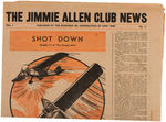 “THE JIMMIE ALLEN CLUB NEWS” LOT OF TEN PREMIUM NEWSPAPERS INCLUDING #1.