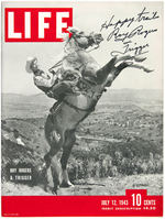 ROY ROGERS SIGNED "LIFE" MAGAZINE.