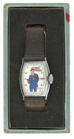 "DICK TRACY WRIST WATCH" BOXED 1935 FIRST WATCH.