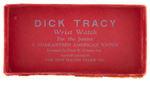 "DICK TRACY WRIST WATCH" BOXED 1935 FIRST WATCH.