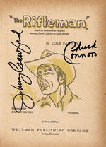 "THE RIFLEMAN" CHUCK CONNORS & JOHNNY CRAWFORD SIGNED BOOK.