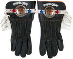 "HOPALONG CASSIDY" HIGH QUALITY LEATHER GLOVES.