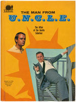 "THE MAN FROM U.N.C.L.E." ROBERT VAUGHN & DAVID McCALLUM SIGNED BOOK.