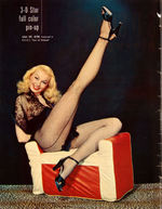 3-D PIN-UP MAGAZINE PAIR FEATURING MARILYN MONROE.