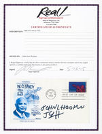 JOHN LEE HOOKER SIGNED FIRST DAY COVER.