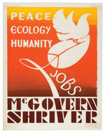 McGOVERN SCARCE 1972 POSTER TRIO.