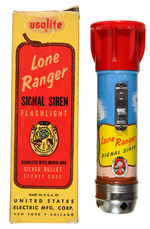 “THE LONE RANGER SIGNAL SIREN” BOXED FLASHLIGHT.