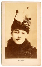 HOPE DIAMOND OWNER WIFE/ACTRESS MAE YOHE IMPERIAL CABINET PHOTO.