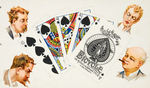 “U.S. AMMUNITION” ADVERTISING/PREMIUM POKER BOOK WITH SUPERB ILLUSTRATIONS.