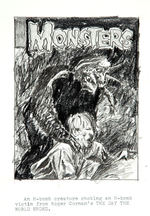 FAMOUS MONSTERS OF FILMLAND RELATED CORRESPONDENCE AND ORIGINAL ARTWORK.