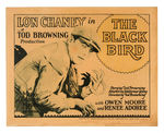 LON CHANEY SR. “THE BLACKBIRD” TITLE CARD.