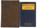 “WHO’S WHO ON THE SCREEN/THE TRUTH ABOUT THE MOVIES” 1920s BOOK PAIR.