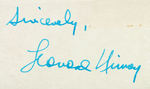 LEONARD NIMOY HANDWRITTEN LETTER.