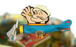 “POPEYE EXPRESS” BOXED MARX TIN WIND-UP.