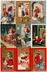 CHRISTMAS - SANTA CLAUS POSTCARD LOT.