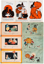 HALLOWEEN POSTCARD LOT.