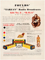 TARZAN PREMIUM PLASTER STATUES PAPER LOT.