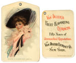 PAIR OF CELLULOID-COVERED MEMO TABLETS CIRCA 1907.