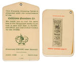 PAIR OF CELLULOID-COVERED MEMO TABLETS CIRCA 1907.