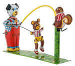 JAPANESE TIN WIND-UP TOY TRIO.