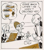 “DONALD DUCK” 1967 DAILY COMIC STRIP ORIGINAL ART W/DAISY BY TALIAFERRO AND GRUNDEEN.