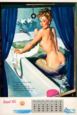 1952 BALLYHOO GIL ELVGREN PIN-UP CALENDAR.