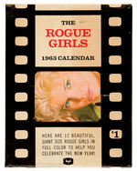 “THE ROGUE GIRLS 1963 CALENDAR.”