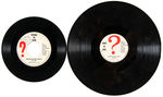 MARILYN MONROE RADIO STATION TEASER RECORD PAIR.