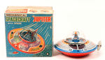 "SPACECRAFT JUPITER" BOXED WIND-UP TOY.