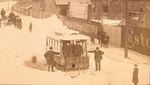 BLIZZARD OF 1888 CABINET PHOTO.