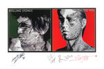 “ROLLING STONES - TATTOO YOU” HAND SIGNED LITHOGRAPH.