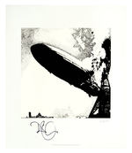 LED ZEPPELIN  LITHOGRAPH HAND SIGNED BY ROBERT PLANT.