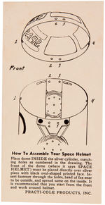 "OFFICIAL TOM CORBETT SPACE CADET COSMIC VISION HELMET" BOXED SET.