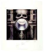 EMERSON, LAKE & PALMER HAND SIGNED LITHOGRAPH.