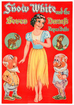 "SNOW WHITE AND THE SEVEN DWARFS PAPER DOLLS" LITTLE ORPHAN ANNIE PREMIUM BOOK WITH ENVELOPE.